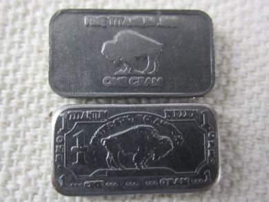 CMC 1 Gram Titanium Bar - Buffalo