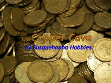 Circulated Mix 92% Copper Mexican Centavos (1 Pound Bag)