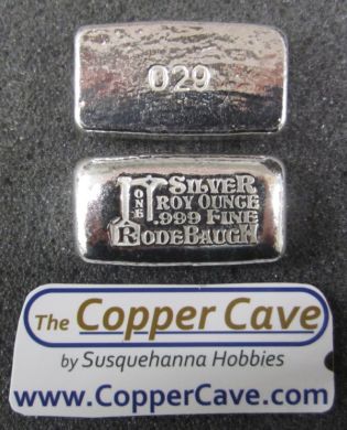 Rodebaugh Serial Series #4 "Tools" 1 Troy Ounce Silver Ingot