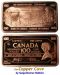CMC 1 Troy Ounce Copper Bar - $100 Bill Canada