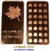 CMC 10 Troy Ounce Copper Bar - Maple